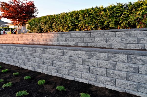 Concrete Retaining Wall Installation in Denham Springs