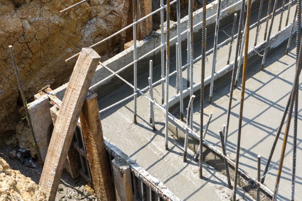 Concrete Footing Pouring in Denham Springs