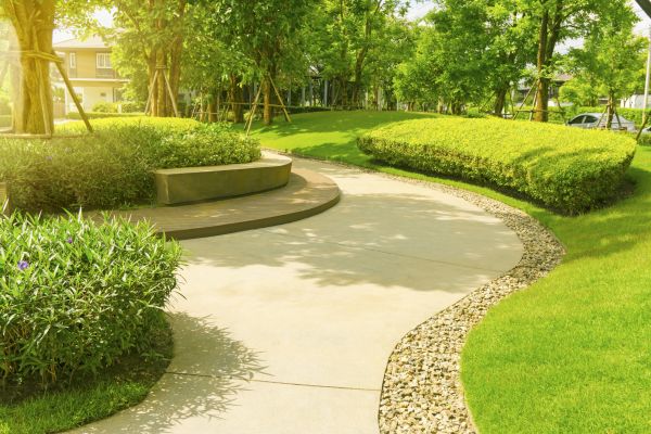 Cement Walkway Installation in Denham Springs