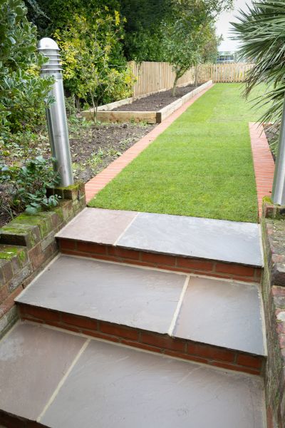 Backyard Steps Installation in Denham Springs