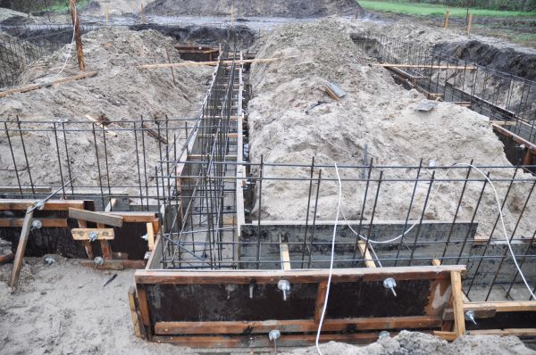 House Footing Construction in Denham Springs