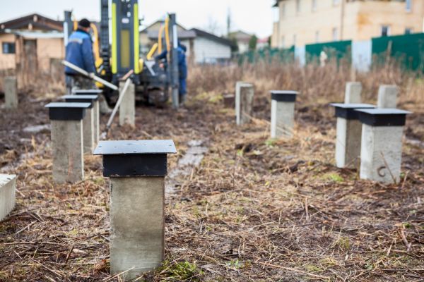 Concrete Piling Installation in Denham Springs
