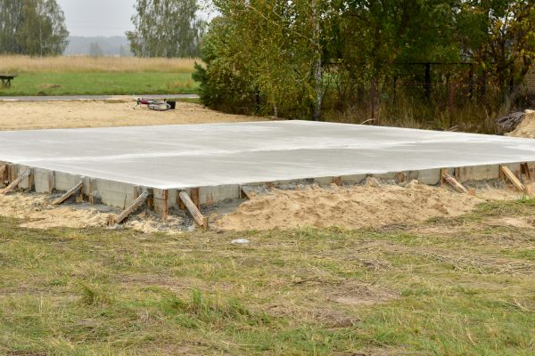 Garage Foundation Building in Denham Springs