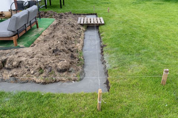 Cement Footer Installation in Denham Springs
