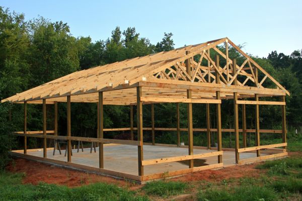 Barn Pad Installation in Denham Springs