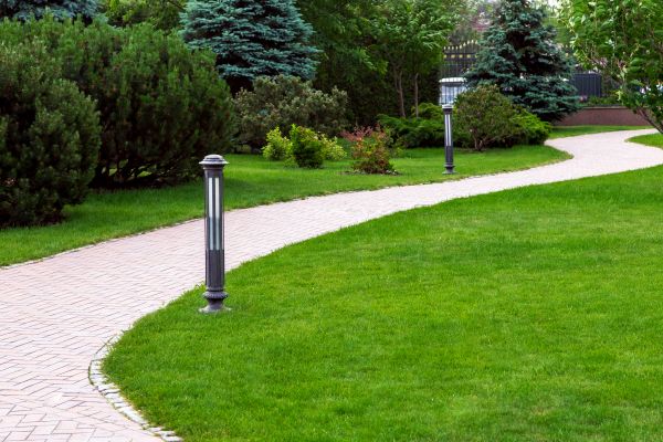 Backyard Sidewalk Installation in Denham Springs